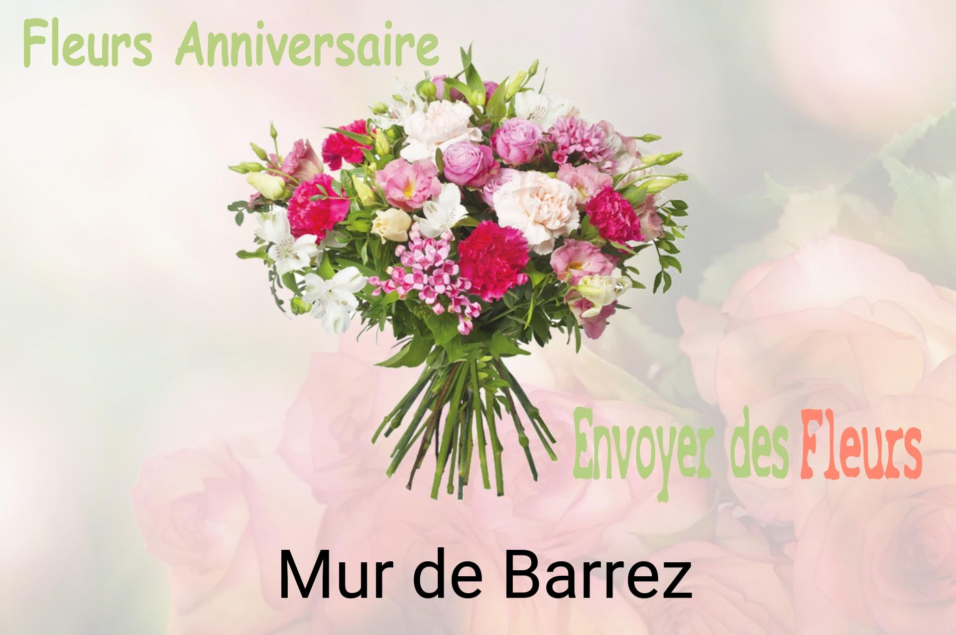 Bouquet de fleurs d’anniversaire livré à Mur-de-Barrez