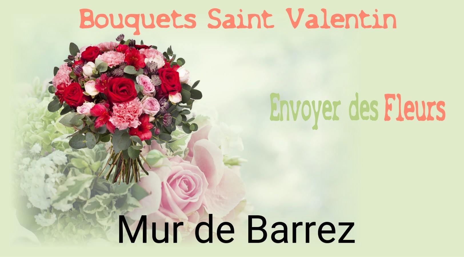 Roses de Saint-Valentin livrées à Mur-de-Barrez